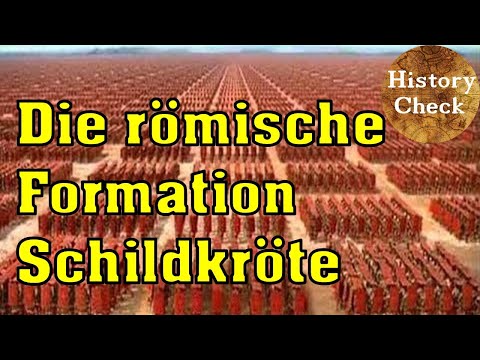 Die Formation Schildkröte der römischen Legion!