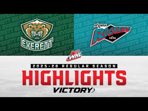 Everett Silvertips at Kelowna Rockets 10/18 | WHL Highlights 2025-26