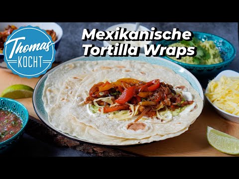 Hähnchen Fajita - Tortilla Wraps - unglaublich gut!