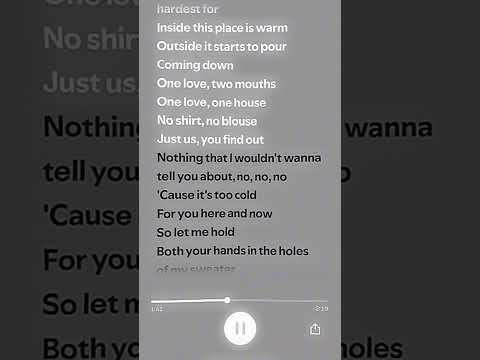 sweater weather [and if i may just take your breath away...] - the neighbourhood (sped up)┊serein.