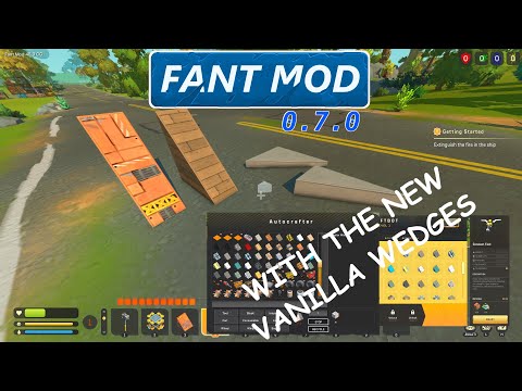 Scrap Mechanic UPDATE | Fant Mod 2 CG is UPDATED for SM 0.7.0 with Wedges!