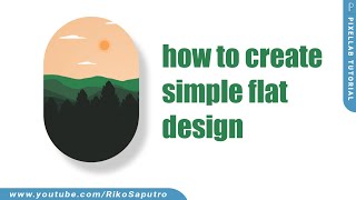 pixellab tutorial : how to make simple flat design