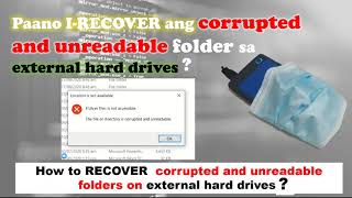 How to Recover Corrupted and Unreadable Folder on External Hard Drives?