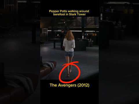 Pepper Potts in barefoot "The Avengers (2012) #shorts #moviefacts #avengers #ironman #didyouknow
