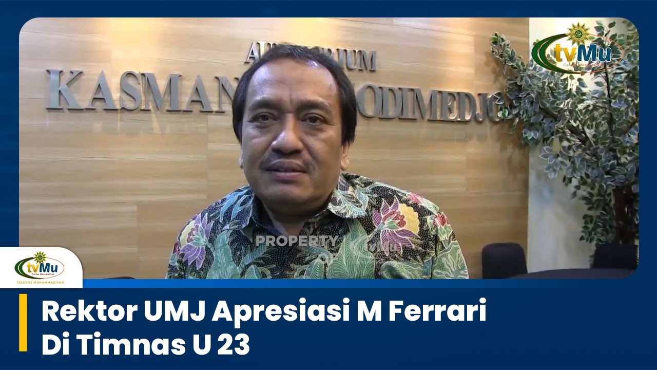 Ini Respon Rektor UMJ Usai Timnas Kalah dari Vietnam di Final AFF U-23