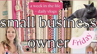 Sew Ray Me - small business owner daily vlog ❤️ ~Friday
