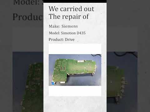 Siemens Drive Repairing Service