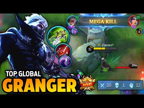 GRANGER BEST BUILD 2022 | TOP GLOBAL GRANGER GAMEPLAY | MOBILE LEGENDS✓