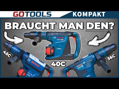 The golden mean? The new GBH 18V-40 C hammer drill! Who needs it?