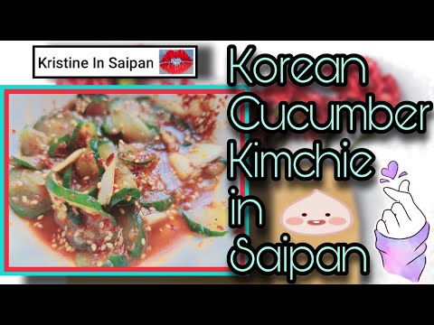 #koreanfood #cucumberkimchie #tasty #saipan #islandlife        Korean Cucumber Kimchie in Saipan #59