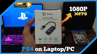 How to PLAY PS4 on PC/Laptop 2021 (EASY METHOD) (HDMI TO USB CONVERTER)
