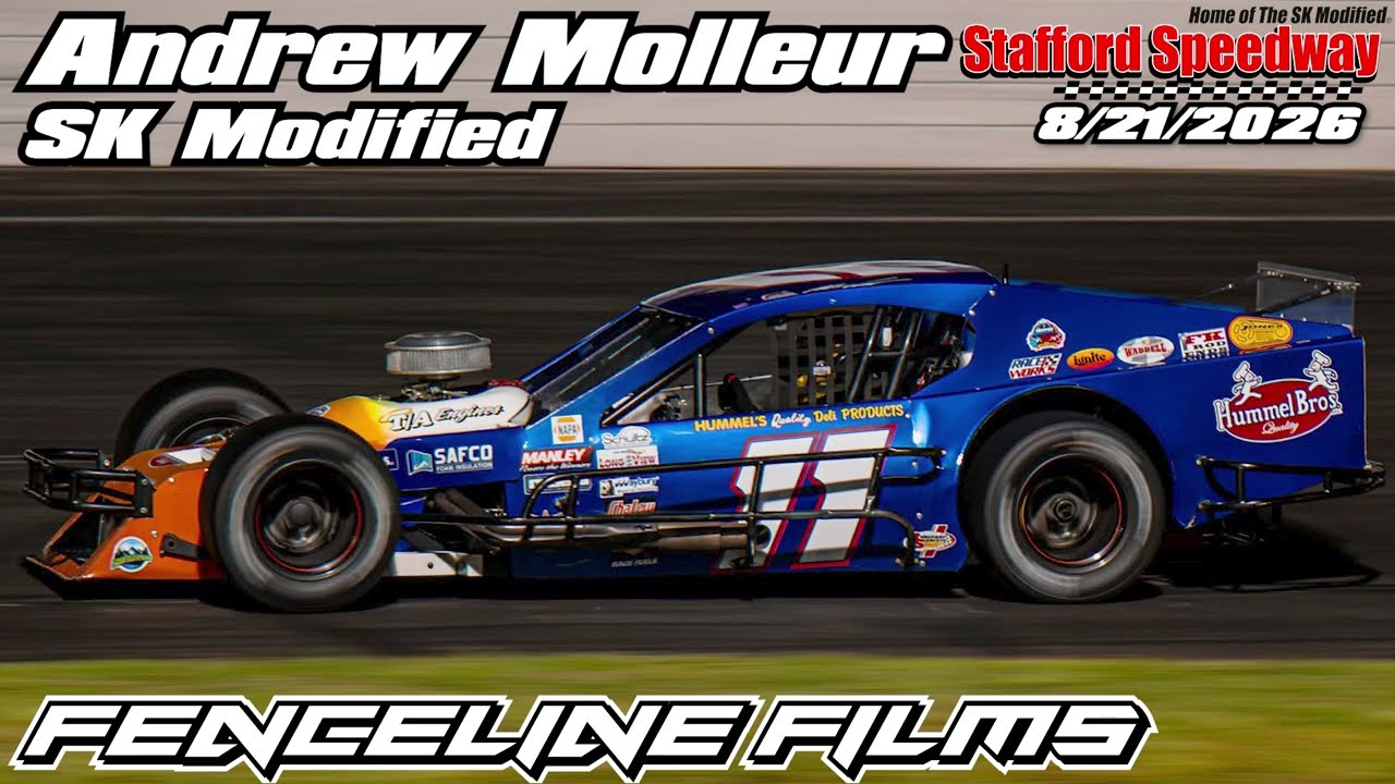 Andrew Molleur in SK Modified at Stafford Speedway