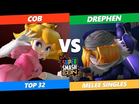 SSC 2019 SSBM - Cob (Peach) Vs. Drephen (Sheik) Smash Melee Tournament Losers Top 32