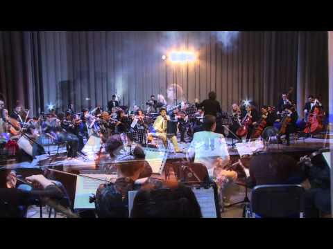 Acordeon com Orquestra - ALexander Poeluev tocando com Orquestra Sinfonica Academica Rostov