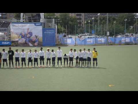 B18 Play Off B Gothia Cup 2016 Finale : AS Poissy (France) Vs Club Paris Mexico : Entrée des Equipes