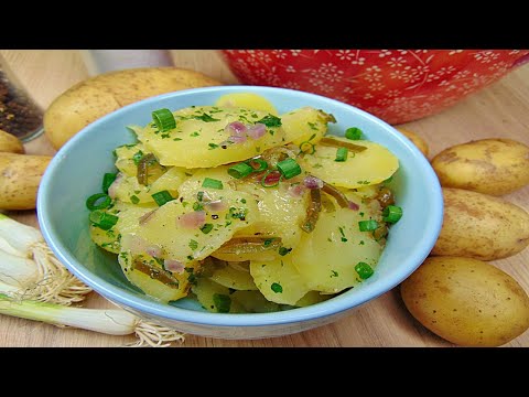 Recipe: Classic potato salad with broth / potato salad without mayo