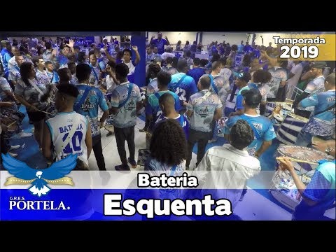 Bateria Portela 2019 - Esquenta -  Apresentação no Portela Convida