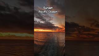 Sunset Pacific Ocean on the Quantum of the Seas #short #viral #sunset