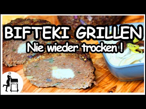 Bifteki Grillen | Nie mehr trocken | mit genialer Soße