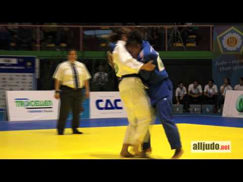 World Cup Rome 2012 : Posvite F. (FRA) - Vargas-Koch L. (GER) - ippon -70kg