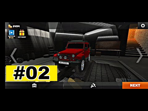 Mountain Climb 4x4: Impossible Stunts  Level Completed (Level 02)- Android GamePlay FHD