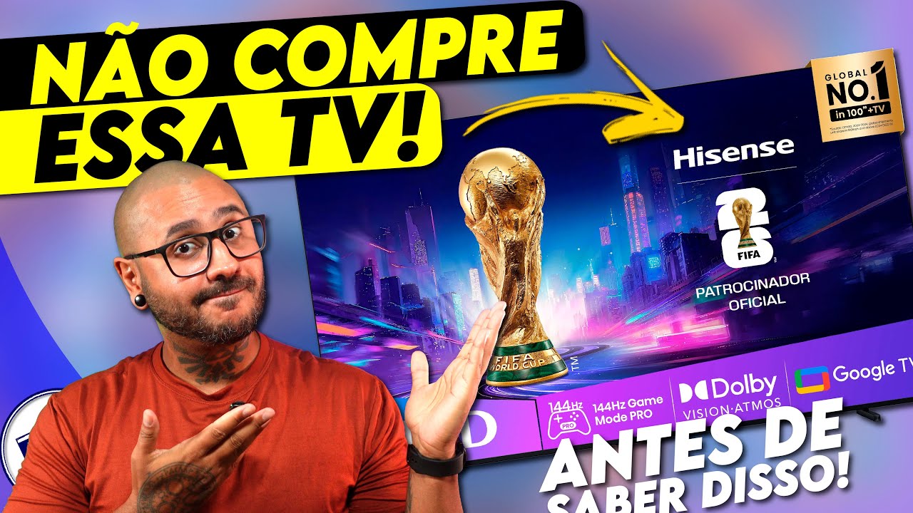Miniatura da avaliação em vídeo de Smart TV Hisense QLED 55" Q7QG 4K UHD - 55Q7QG