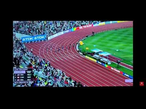 Noah Lyles breaks American record with 19.31!!!😳