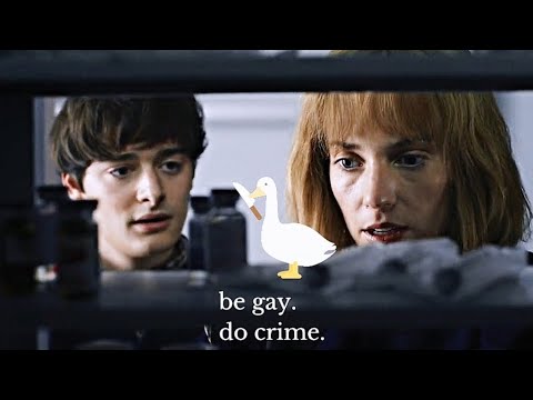 will and robin being an iconic duo in stranger things season 5