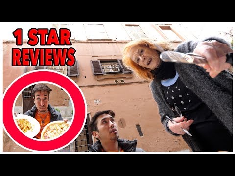 Mangiare nel ristorante italiano con le peggiori recensioni in Italia *MINACCIATO DAL PROPRIETARI...