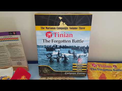 Compass Games Tinian:TFB Playthrough Scenario 1 Jig Day Intro