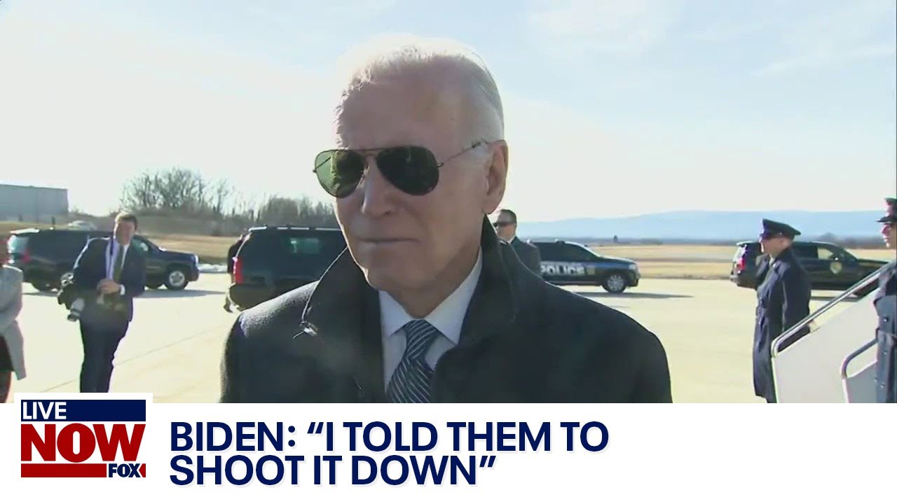 Biden speaks after U.S. shoots down Chinese behold balloon | LiveNOW from FOX thumbnail