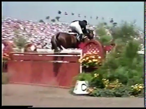 Olympics - 1984 Los Angeles - Equestrian - Team Jumping - SWI Heidi Robbiani  imasportsphile
