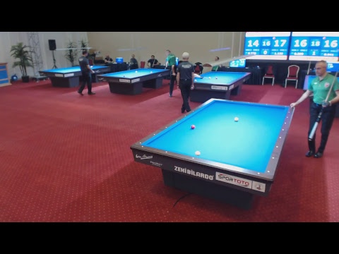 ŞEREF ACAR & TAHİR ALP Bilardo Maçı - 2018 - TÜRKİYE 1.LİGİ-Son 16