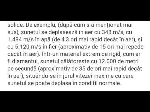 Care este Viteza Sunetului | Exemple Calcul