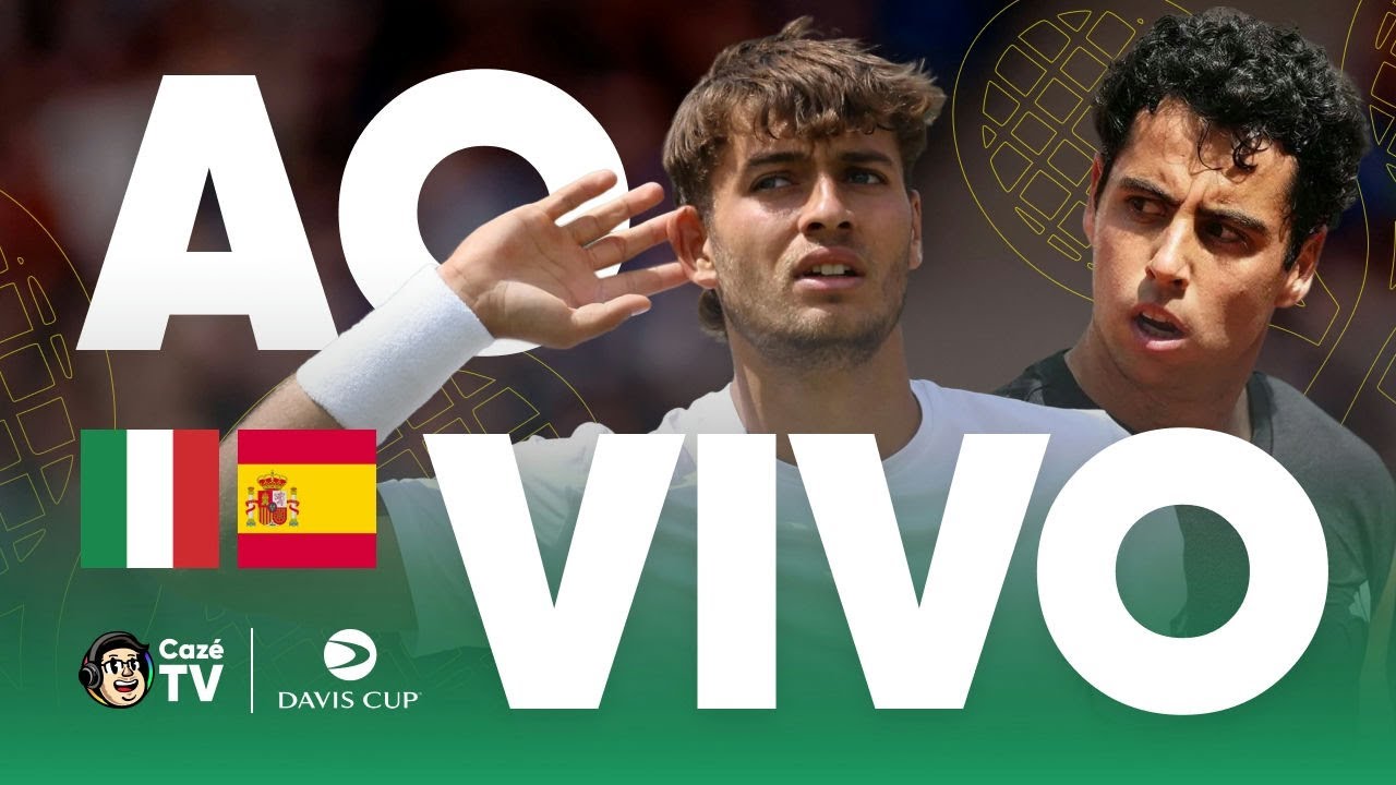 TÊNIS | COBOLLI X MUNAR | ITÁLIA X ESPANHA | FINAL DA COPA DO MUNDO DE TÊNIS