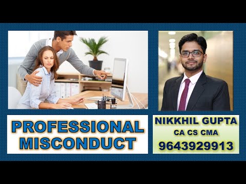 CMA PROFESSIONAL MISCONDUCT || CMA Final || Cost and Management Audit || Paper 19