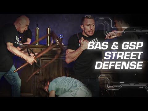 Bas Rutten Street Defense PART 2 - featuring GSP