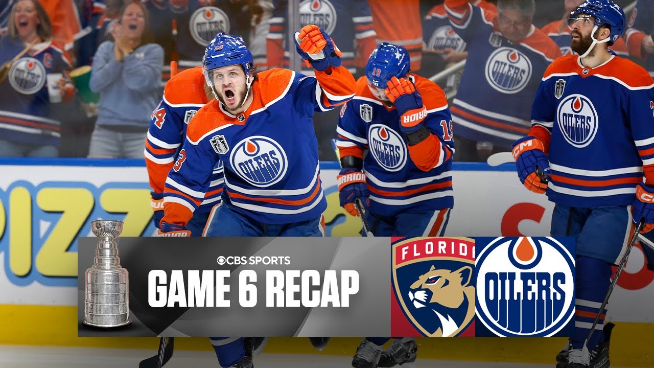 2024 NHL Stanley Cup Final: Oilers SMOTHER Panthers to FORCE Game 7 | CBS Sports