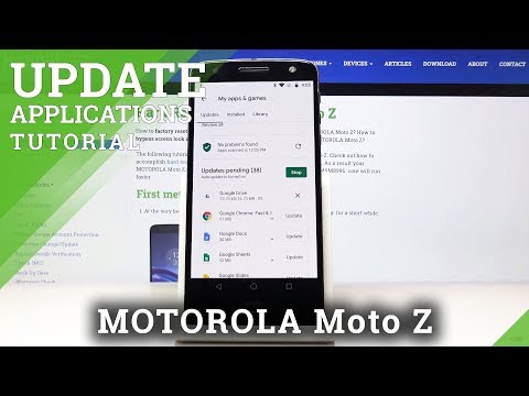 How to Update Applications in Motorola Moto Z – Latest App Version