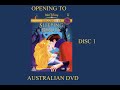 Opening To Sleeping Beauty Australian DVD Disc 1