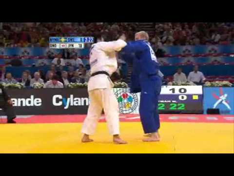 JUDO 2011 World Championships: Takashi Ono 小野 卓志 (JPN) - Marcus Nyman (SWE)