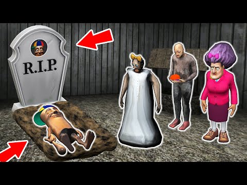 Granny vs Tung Tung Sahur vs Scary Teacher vs R.I.P. - funny horror animation (p.220)