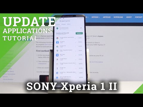 How to Update Apps in SONY Xperia 1 II – Newest App Version