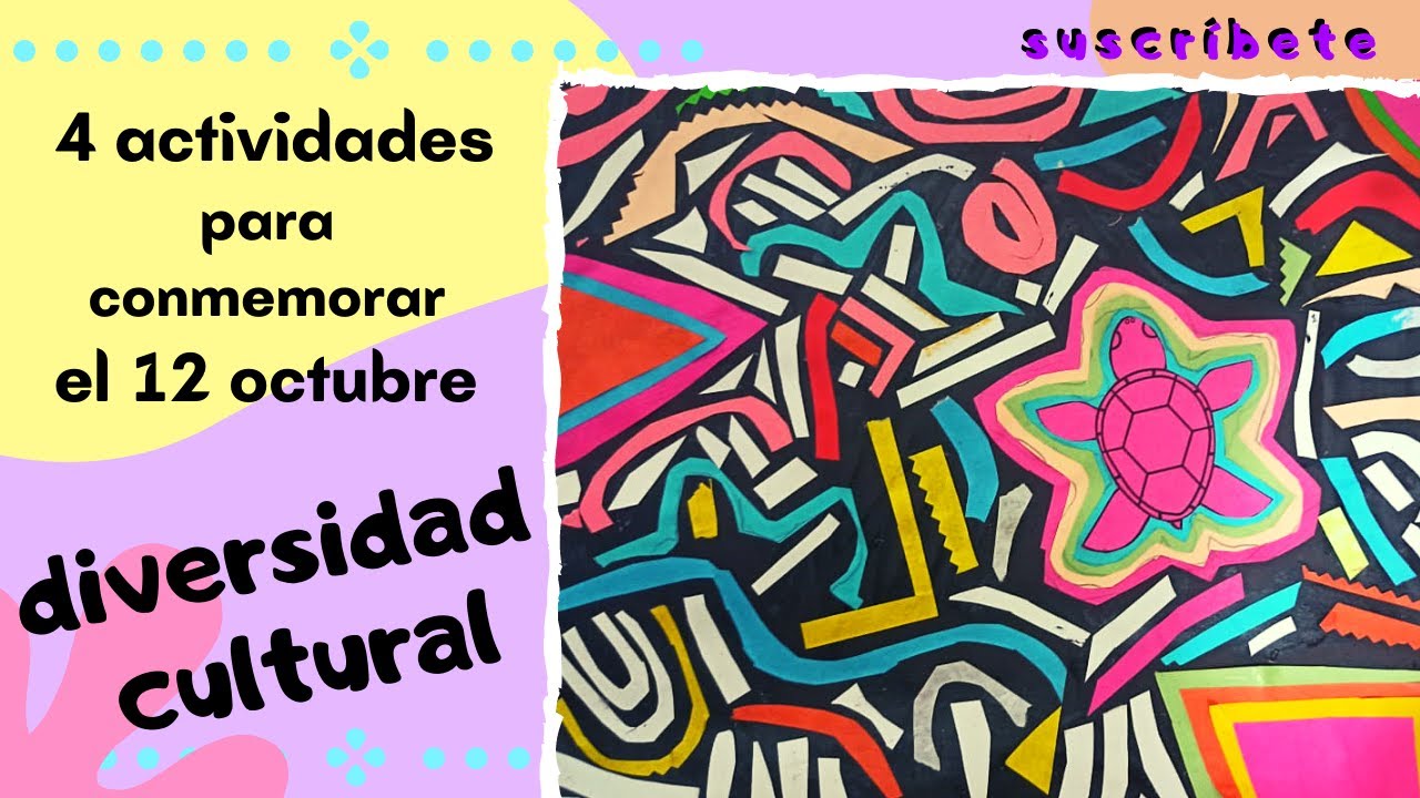 4 ACTIVIDADES para trabajar la DIVERSIDAD CULTURAL con niños / 12 DE OCTUBRE PARA NIÑOS 🤸‍♀️