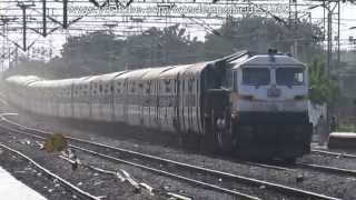 preview picture of video 'Dual Cab Beast WDP4D 40148 Creating Dust Storm With Falaknuma Superfast.'