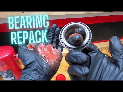 How To Grease Roller Bearings | 1 Easy Method #shorts #bearings