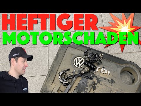 VW Motor explodiert auf A2! Wir gucken woran es lag!