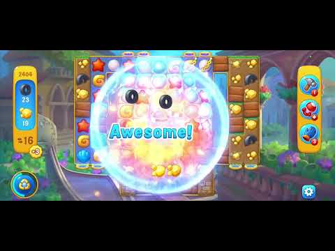 Fishdom gameplay level 2404