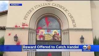 Reward being offered for vandalism of St. Peter&#39;s Italian Church