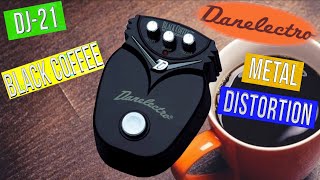 Video thumbnail for Danelectro DJ-21 Black Coffee Metal Distortion by Cryptic Mask Guitar